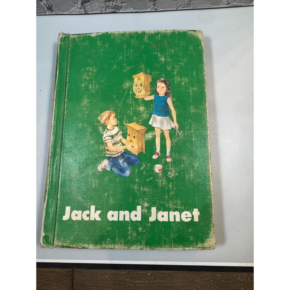 Vintage 1966 Jack and Janet Reading for Meaning 4th Edition School Reader McKee